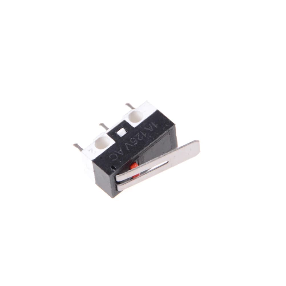 10 pz AC 125V 1A SPDT momentaneo lunga cerniera leva Mini interruttore treppiede rettangolare Tact Micro Mouse microinterruttore