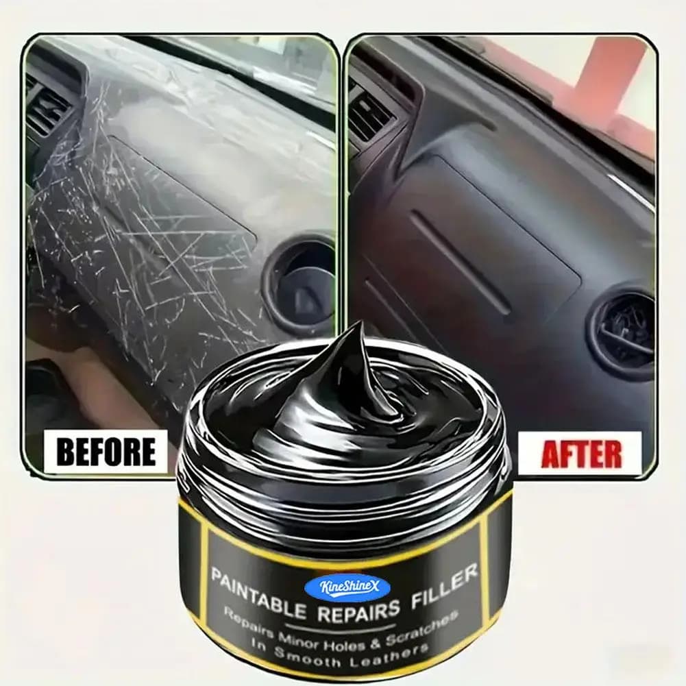 Car Interior Scratch Repair Cream Interior & Exterior Plastic Polishing Wax Black Interior And Dashboard Plastic Surface Repair