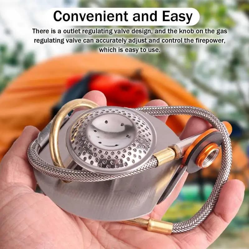 Fornello a Gas da campeggio all'aperto 3200W forno a bruciatore alpino in acciaio inossidabile accessori da cucina portatili per BL100-Q1 CW-C05 CW-C01