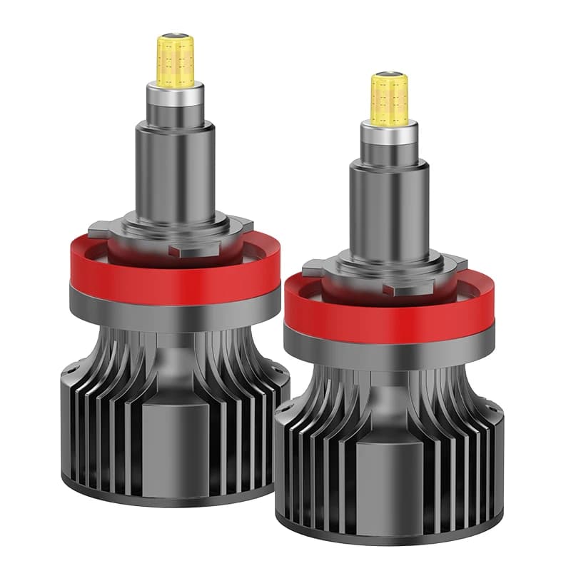Lampadine per fari a LED per auto a 360 gradi H1 H7 9005 HB3 9006 HB4 9012 HIR2 H11 H8 Faro/Fendinebbia 6000K Luce per auto super luminosa
