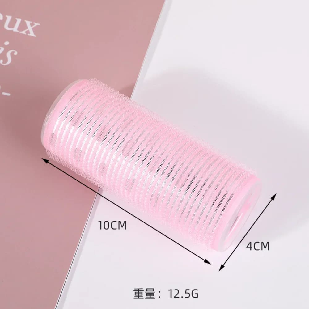 1pc grandi bigodini autoadesivi parrucchiere uso domestico fai da te magia styling rullo rotolo bigodino gancio e anello strumenti per lo styling fai da te