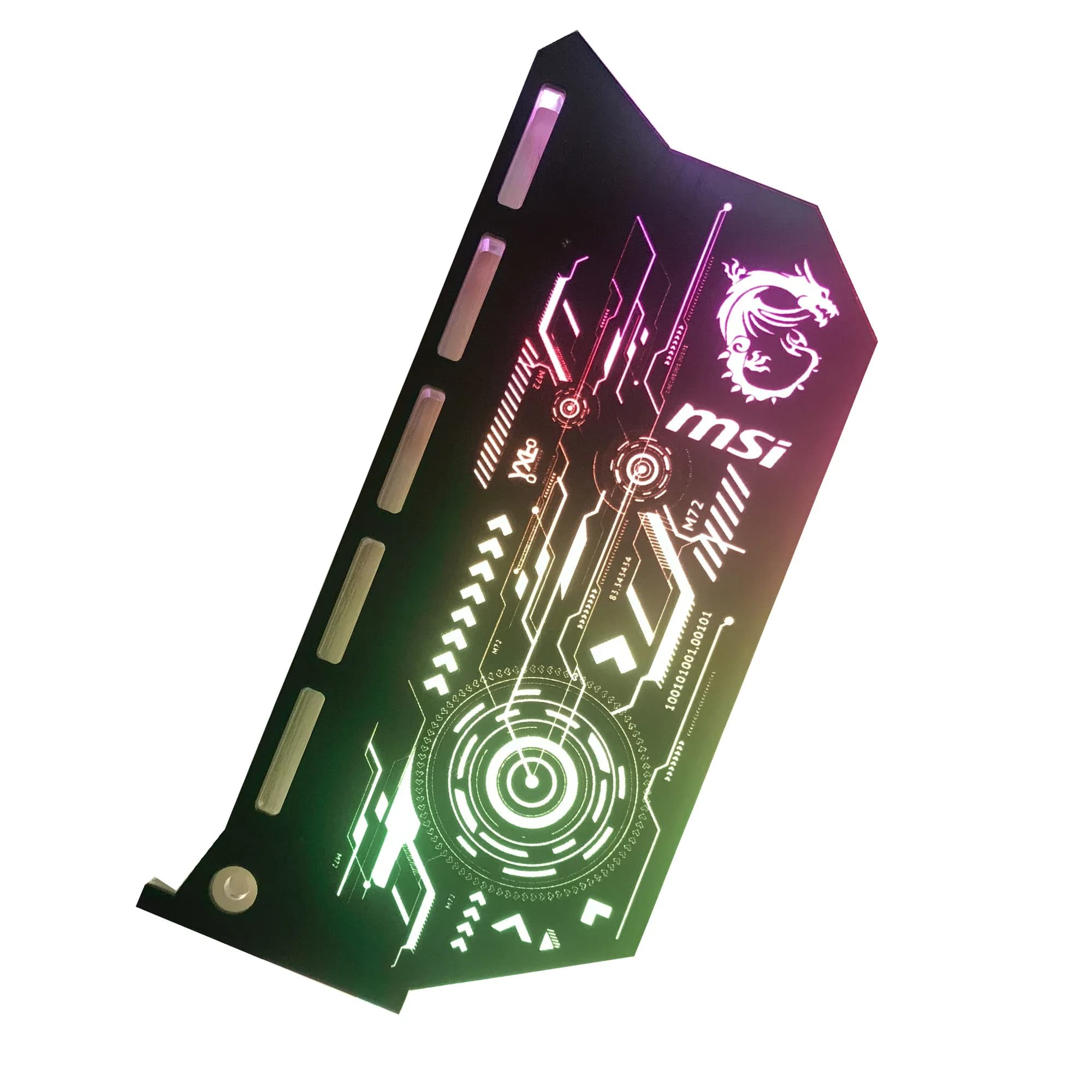 Supporto GPU MOD personalizza staffa VGA supporto per scheda Video supporto GPU 12V 4pin/5V 3pin/Molex 4pin AURA SYNC DIY