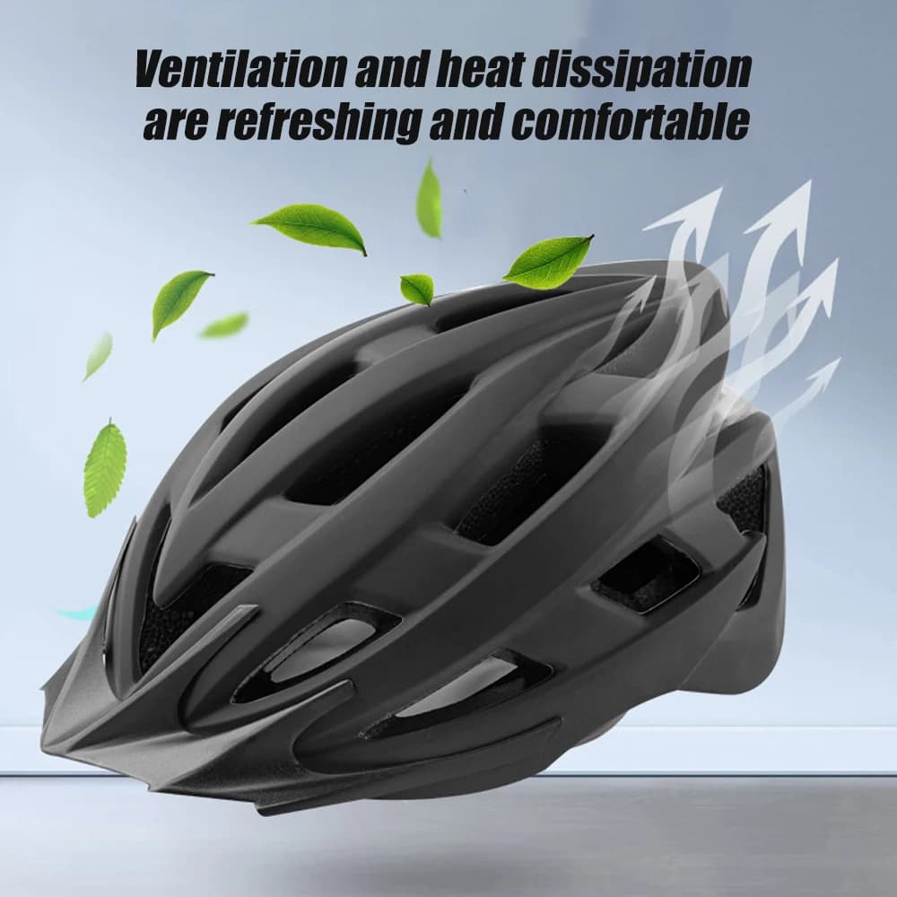 1pcs Bike Helmet for Adult Men Women with Suggested Fit 58-62cm, Lightweight with Adjustable Side and Chin Strap