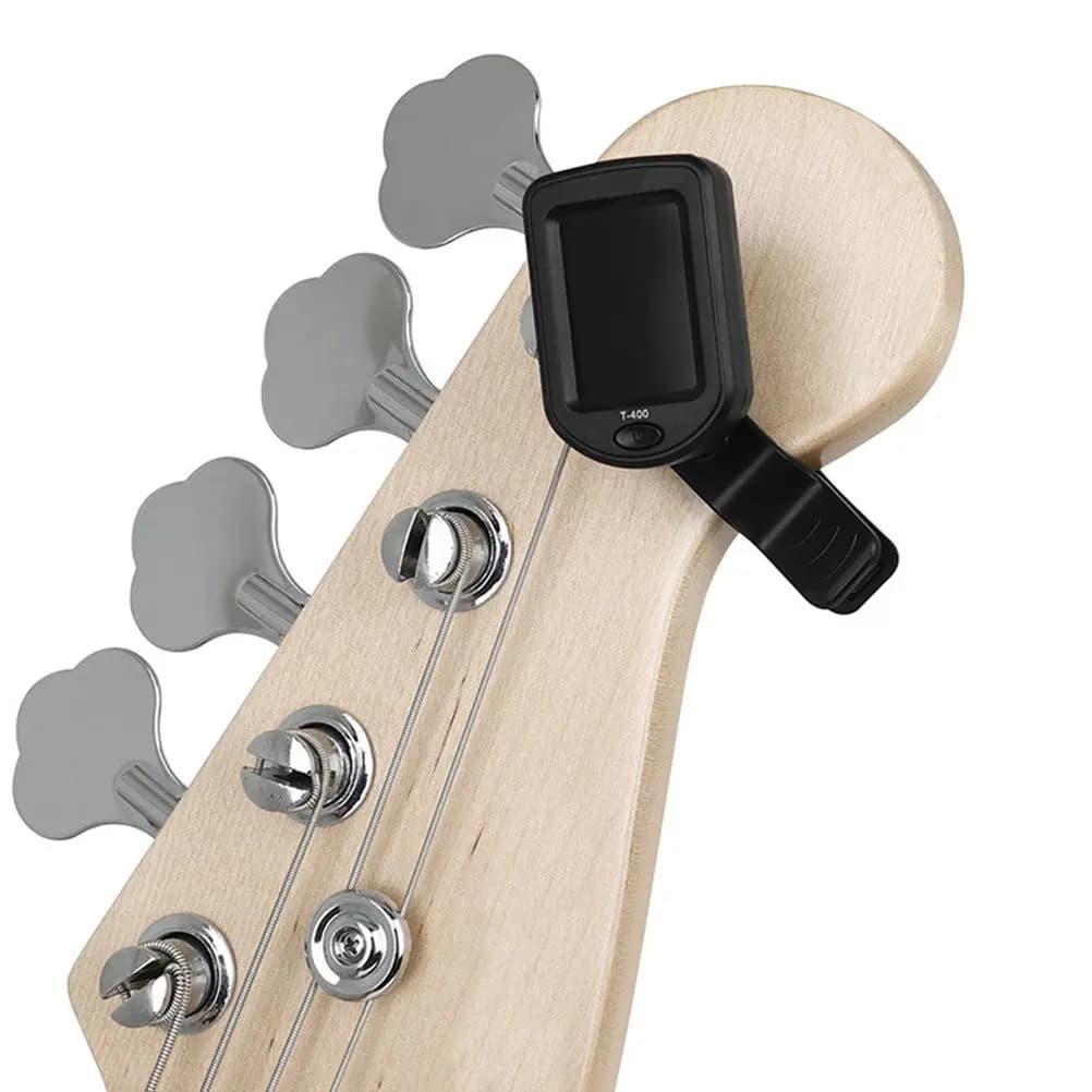 Accordatore per Chitarra a Clip Portatile, Strumento di Accordatura per Ukulele, Basso, Violino, Banjo, Strumenti Acustici ed Elettrici, Accessori per Violino