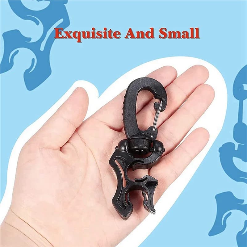 Y49A-8 pz Scuba Diving Doppio Tubo Clip di Supporto Scuba Diving Doppio BCD Tubo Clip di Immersione E Snorkeling Attrezzature Accessori