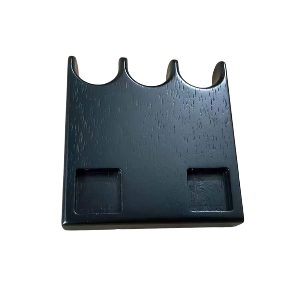 Porta stecche a 3 fori Porta stecche portatile Giochi da biliardo 110x100x25mm Porta stecche antiscivolo Design Porta gesso da biliardo