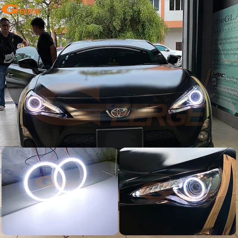 Kit Anelli Luminosi a LED COB Ultra Luminosi per Subaru BRZ, Toyota GT 86, GT-86, FT86, Scion FRS