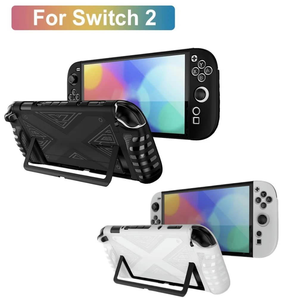 Custodia in TPU per console Switch 2, cover ergonomico antiurto con impugnatura