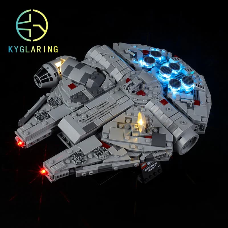 Kit luce LED Kyglaring per blocchi di costruzione degli scacchi del mago 75375 (solo kit luce incluso)