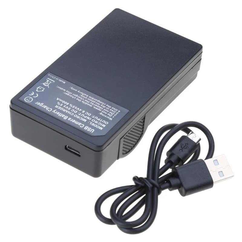 Caricabatteria USB HX6A per LP-E5 1000D 450D 500D Kiss F Kiss Xsi