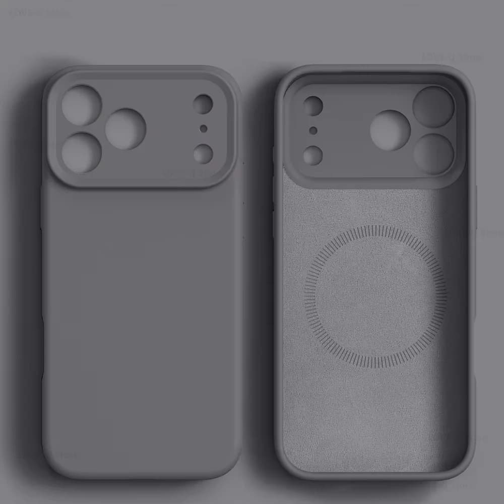 Custodia magnetica per telefono magnetica in silicone liquido di lusso Magsafe per iPhone 17 16 15 14 13 12 Pro Max Plus 17Pro 17 Air copertura di ricarica wireless