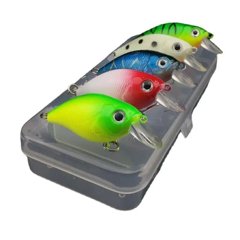 WEIHE Supporto per Acquisti all'Ingrosso Set di Esche da Pesca in Cinque Colori Set di Artificiali da Pesca Leurre De Peche