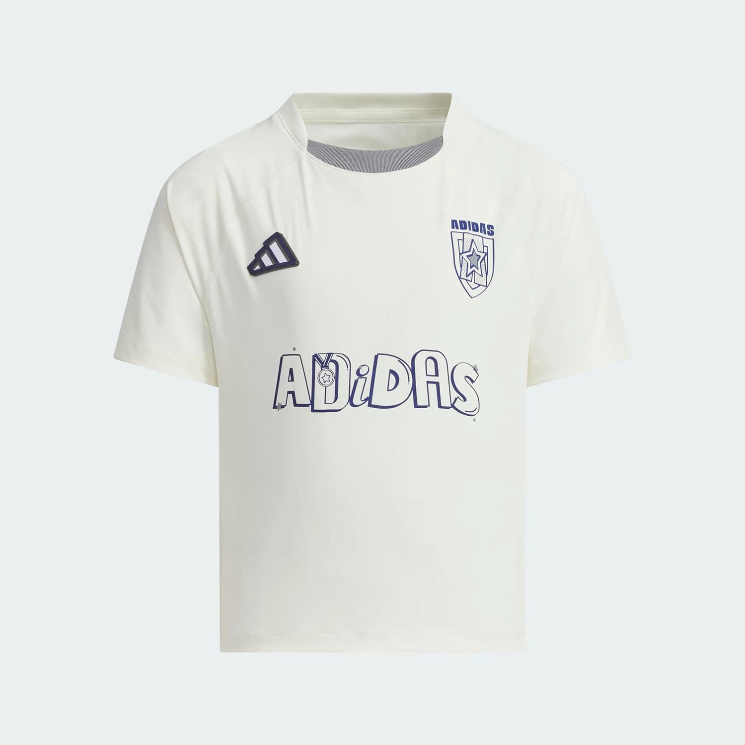Adidas genuine summer edition children's sports printed round neck T-shirt JM3440
