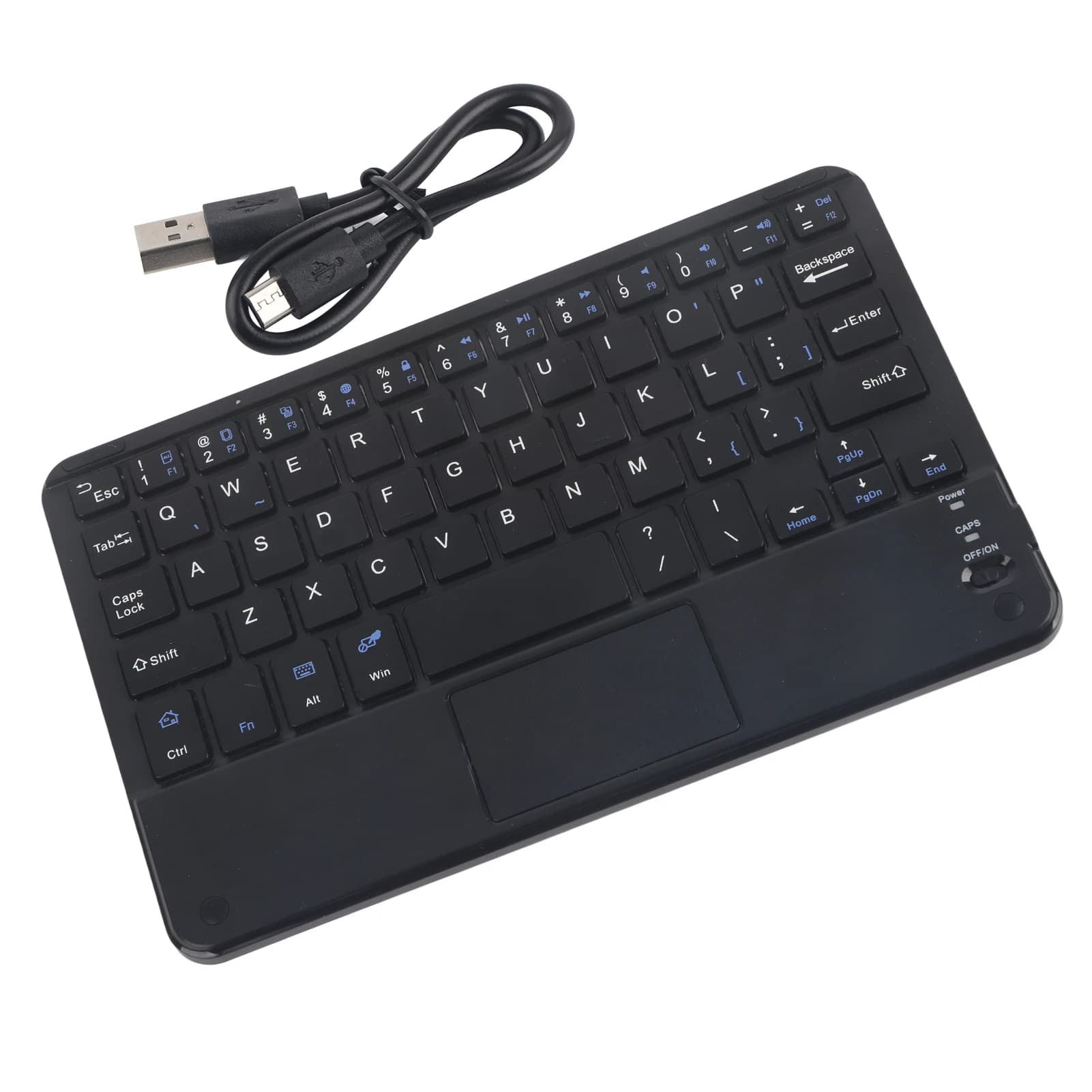 Mini tastiera Bluetooth wireless ultrasottile con touchpad per PC Windows Tablet Android mini tastiera Bluetooth tastiera wireless