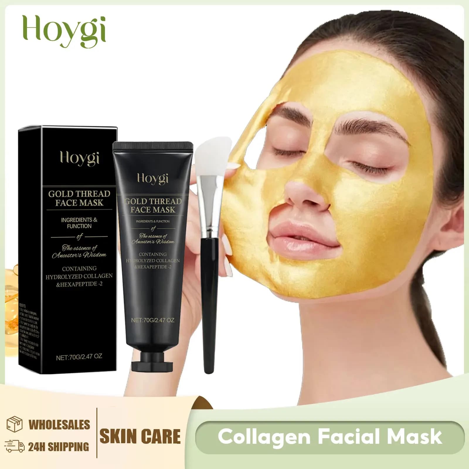 Peel mask off to collagen in gold 24 carats shaky firming removal of black points Shrink Pore Oil Control face tear moisturizing mask