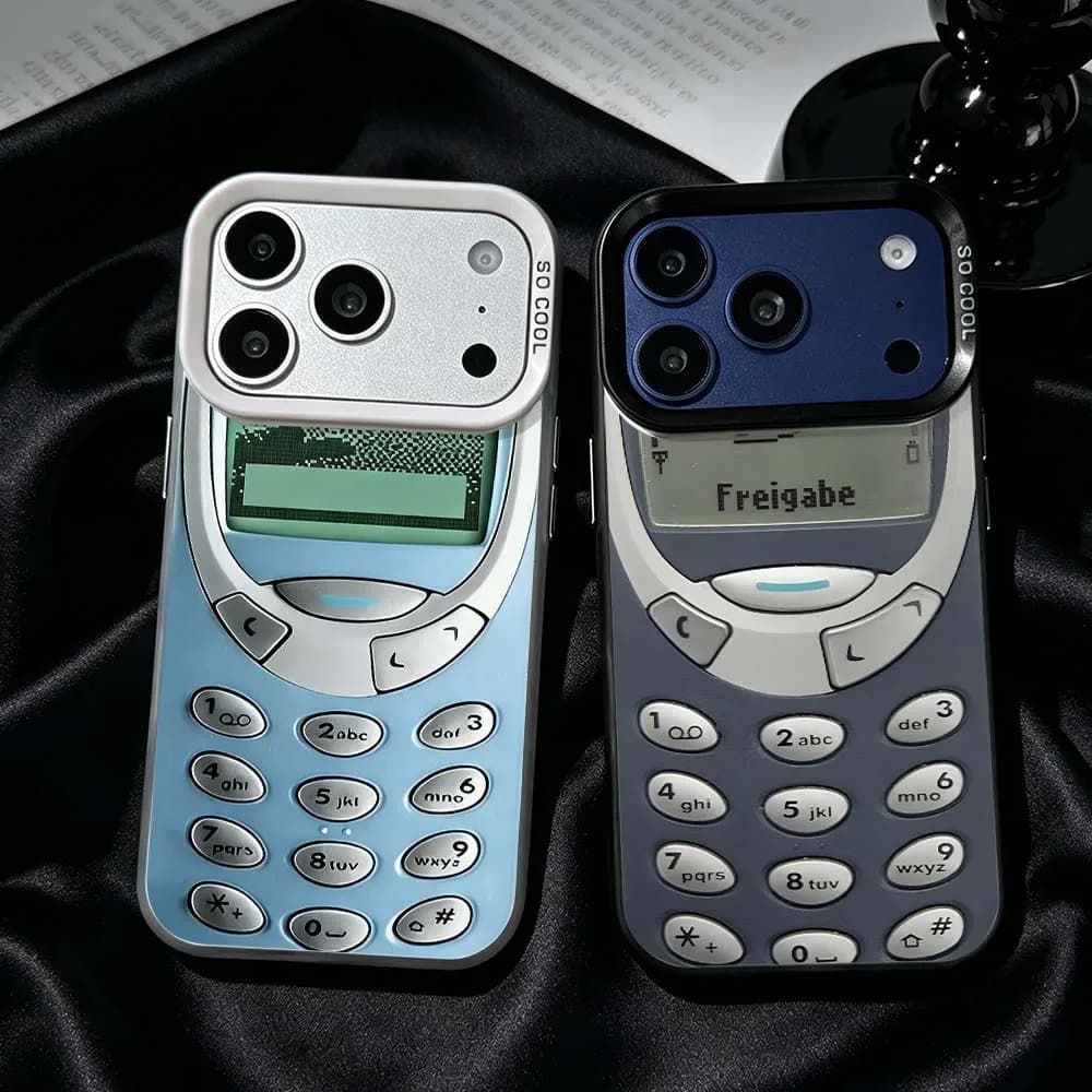 Luxury Vintage Phone For iPhone 17 Air 16 15 14 13 12 Mini 11 Pro Max Plus Shockproof Plating Matte Cover Phone Case