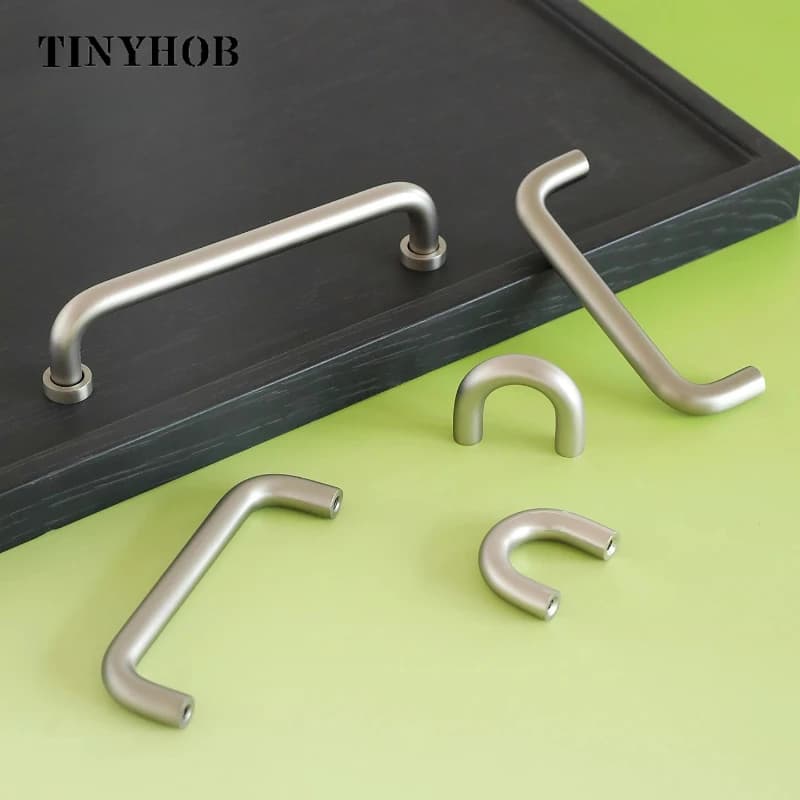 Maniglia per armadio a forma di U Maniglia per porta dell'armadio e maniglia Maniglie per cassetti da cucina Maniglie per porte dell'armadio per ferramenta per mobili