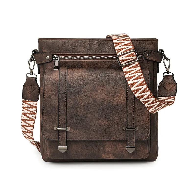 Elegante Borsa a Tracolla con Cinghia Regolabile in Pelle PU, Borsa Messenger da Donna, Borsa a Tracolla Femminile, Borsa Casual, Zaino Nuovo