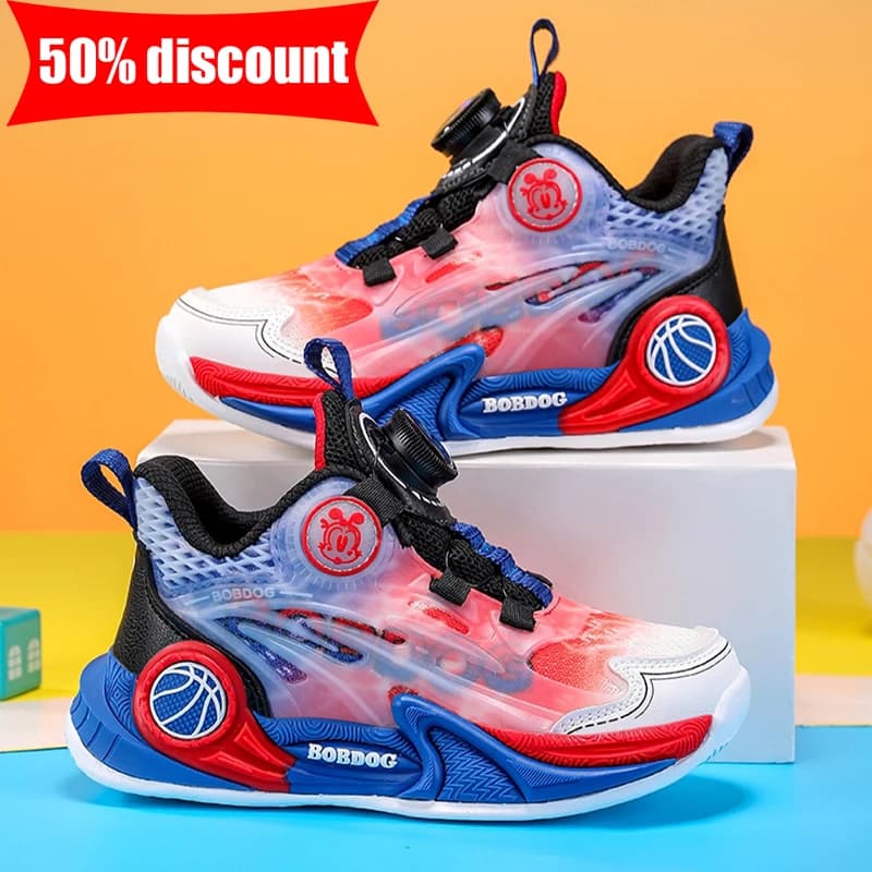 Scarpe sportive per bambini in rete, comode, per ragazzi e ragazze, estive, traspiranti, leggere, antiscivolo, resistenti all'usura, per esterni