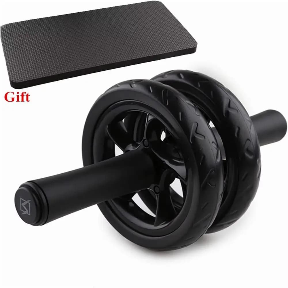 Abdominal Training Roller Thickening Strong Cargo Double Wheel AB Roller Soft sponge grip No noise Wheel for abdominal exercises