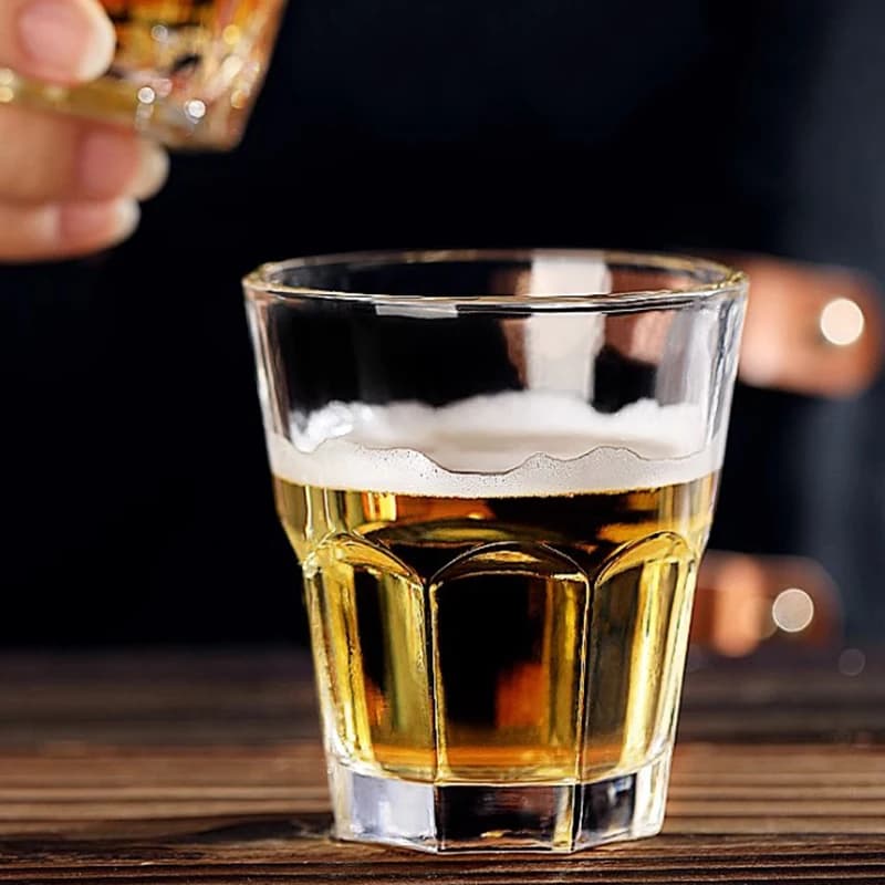 Bicchieri Classici Spessi per Vino, Whisky, Cocktail, Succhi, Tè, Bevande, Tazze Trasparenti, Bicchieri da Birra, Utensili Moderni per il Vino