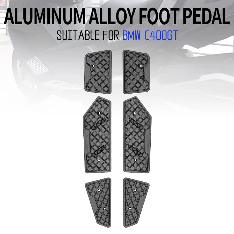 Moto Poggiapiedi for BMW C400GT C 400 GT C400 GT 2018-2024 2020 2022 Modified In Aluminum Alloy Anti-slip Pedal Pedals