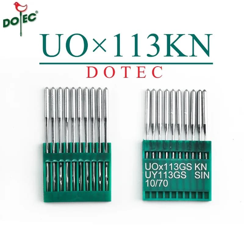 Accessori per Maglieria DOTEC UOX113GS / UO*113 Aghi per Elastici in Vita e Macchine da Cucire Multi-Ago