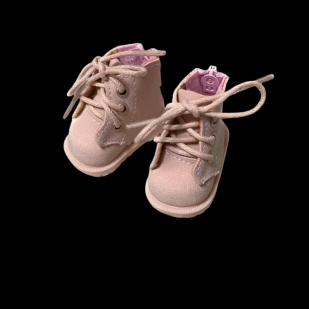 1 paio di giochi di imitazione scarpe da bambola Bjd nero marrone vestito carino scarpe da bambola in pelle stivali fatti a mano bambole in PU scarpe uniformi per Penny