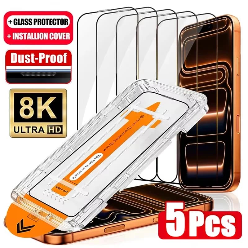 Pellicola Protettiva HD per Samsung A56 5G A17 A16 A57 A37 A55 A07 A36 A52 A06 A26 S25 FE S26 Ultra S24 S23 in Vetro Temperato Anti-Polvere