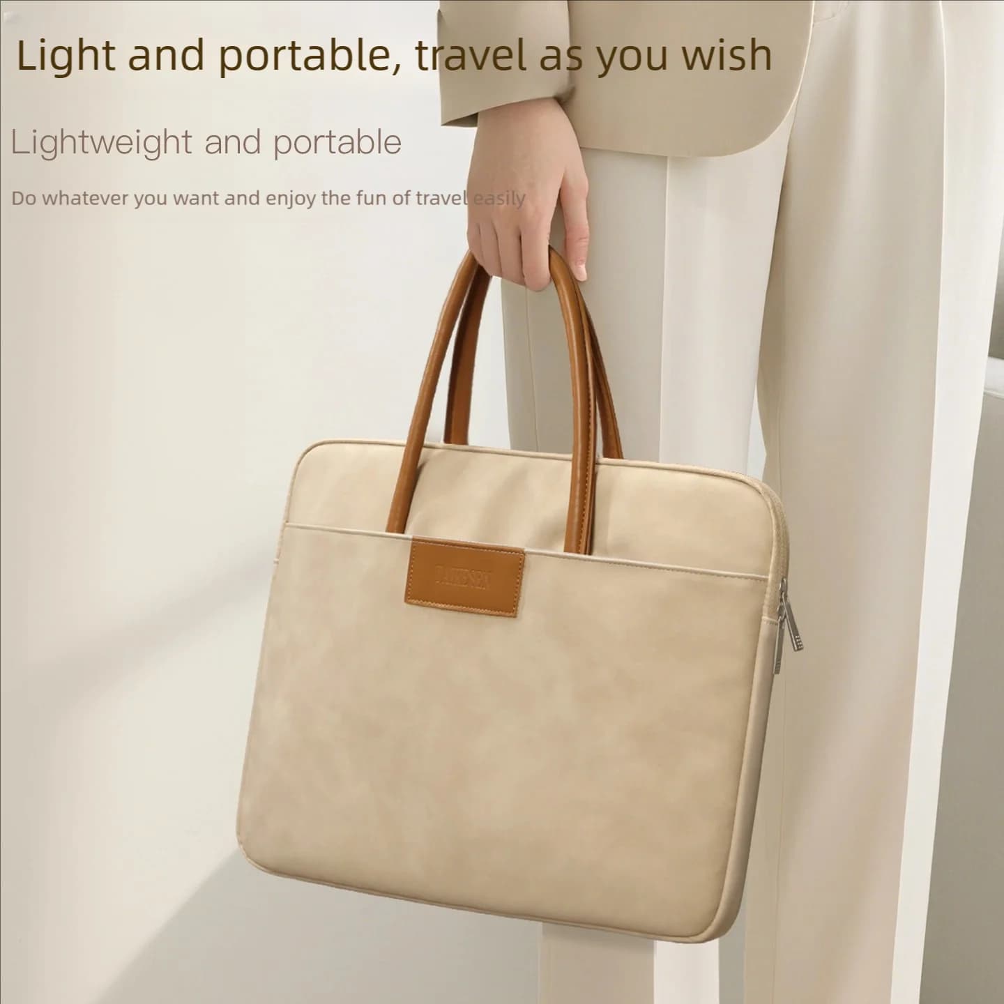 Borsa per Laptop 13.3 14 15.6 17 Pollici, Custodia per Notebook Macbook Air Pro 16, Borsa a Tracolla Xiaomi, Nuova Valigetta Impermeabile