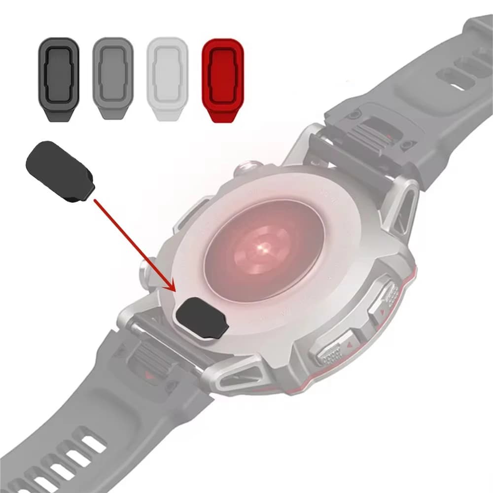 Protective cover for charger holder with silicone dust cap for Amazfit Falcon smartwatch protection accessories
