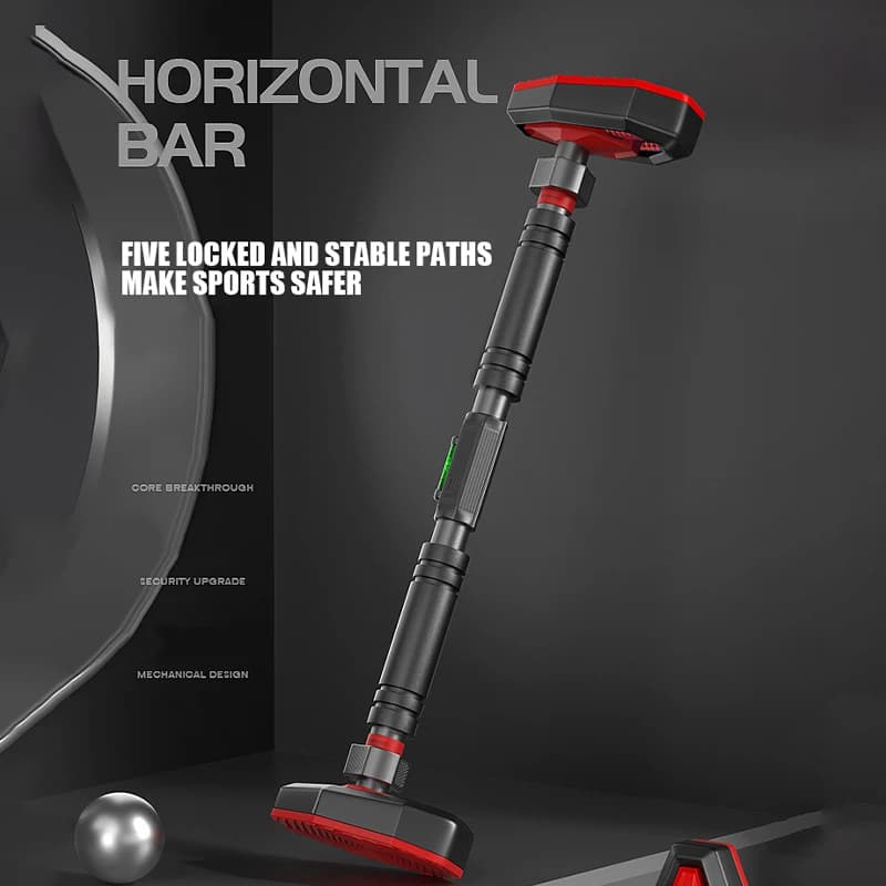 Portable Adjustable Steel Horizontal Bar Gym Exercise at Home Fitness Frame for Horizontal Door Traction Bar