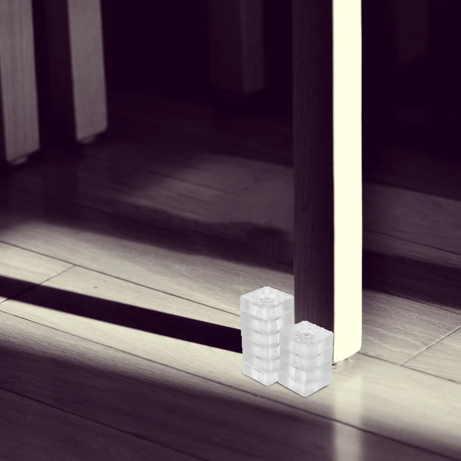 10 Pezzi Protezioni Trasparenti Antiscivolo per Gambe di Mobili in Silicone, Protezioni per Pavimenti per Sedie, Tavoli, Divani, Taglieri e Pavimenti in Legno Duro