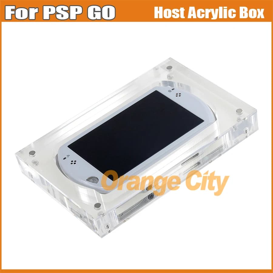 1 PC per PSP GO scatola acrilica console di gioco scatola di visualizzazione copertura magnetica alta trasparente