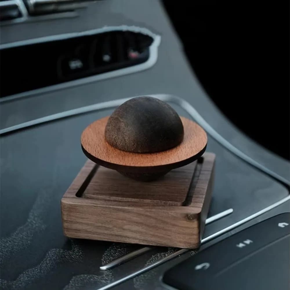 Diffusore di Profumo al Legno Senza Olio Essenziale, Aria Fresca, a Forma di Giove, Decorazione per la Casa, Lunga Durata, Essenziale per Dormitorio, Ornamenti per Auto