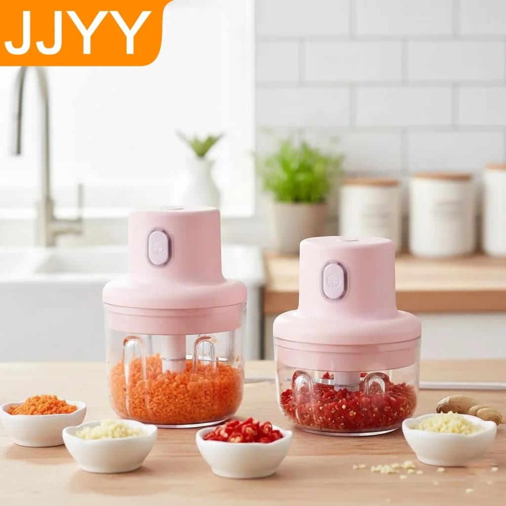 Electric Garlic Maker 100250ML Garlic Paste Blender Household Cooking Tool Meat Grinder Baby Food Masher Kitchen Gadget