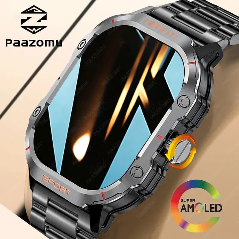 Nuovo Smartwatch 2026 alla Moda con NFC, Chiamate Bluetooth, Braccialetto Sportivo, Monitoraggio Fitness e Salute, Impermeabile per Android iOS