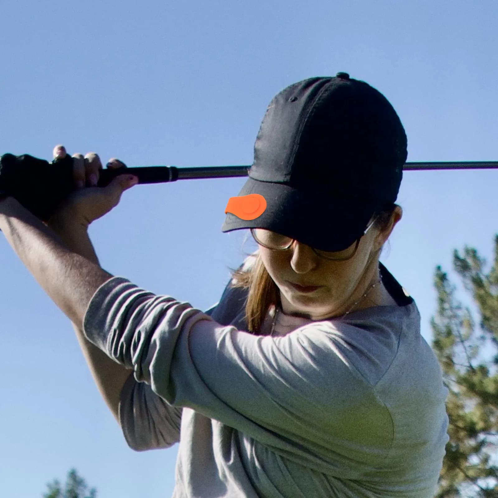 4 pezzi di palline da golf con clip magnetica per cappello, pennarello, gel di silice, piccoli accessori da golf, durevoli, pratici, decorativi, facili da usare per i golfisti
