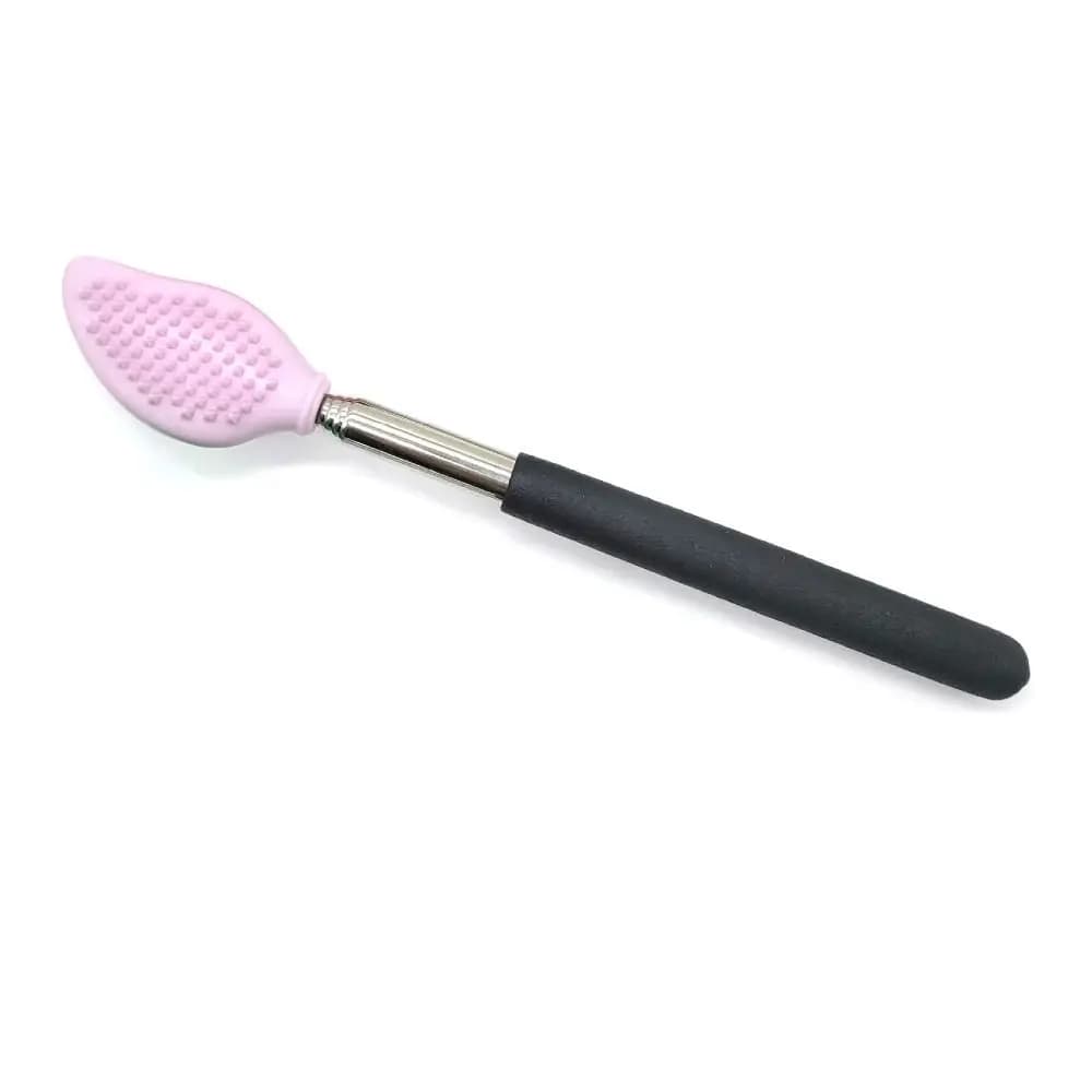 Grattaschiena Telescopico Estensibile, Spazzola Massaggiante in Silicone, Pulisci Naso, Scrubber, Grattaschiena Telescopico
