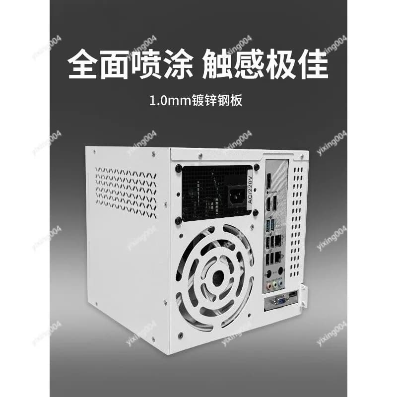 Case NAS per Cloud Storage Domestico a 4 Bay, Chassis Server Desktop Mini ITX, Box di Archiviazione di Rete DIY N10
