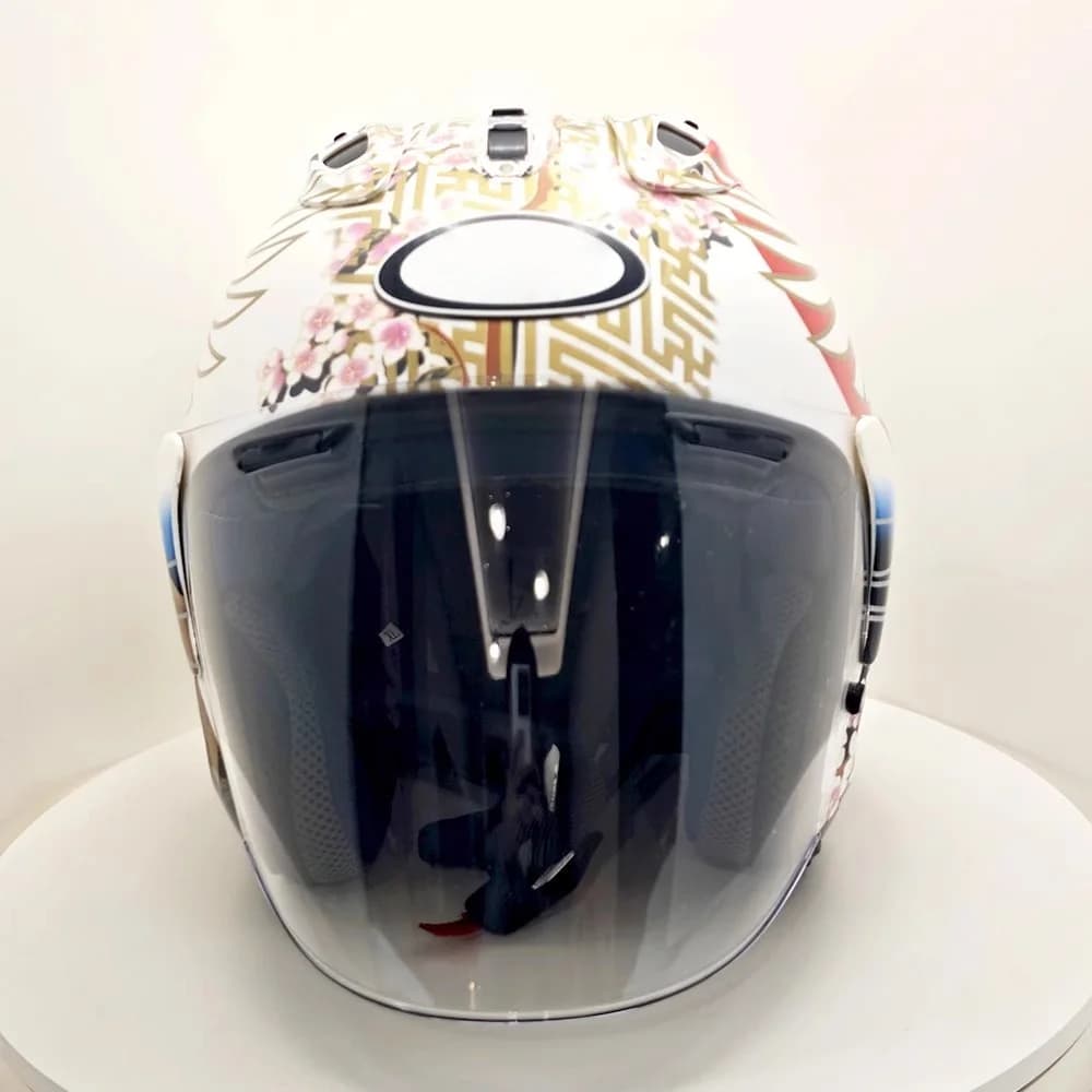 VZ-RAM High Quality ABS Classic 3/4 Open Face Helmet,For Harley Motorcycle And Cruise Motorcycle Protection Helmets,Crane