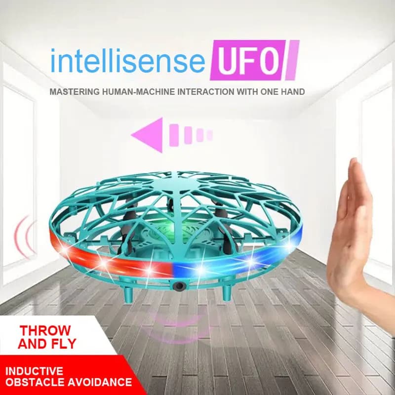 Aereo a induzione UFO aereo telecomandato palla volante drone gesto disco volante sospeso intelligente giocattolo per bambini