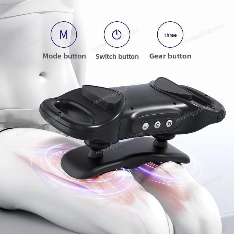 Pistola per fascia con pistola professionale per massaggio dei tessuti profondi Massaggiatore chiropratico Corpo Sport Macchina per massaggiatore vibrante per la schiena