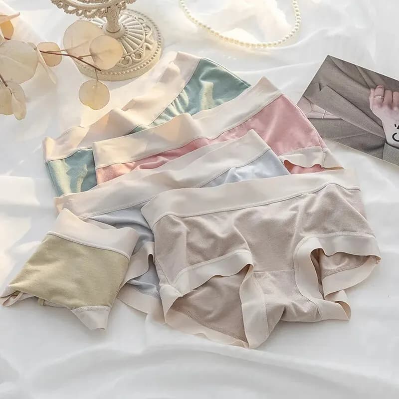 4 pcs/set women's underwear modal women comfortable Lingerie Sexy seamless underwear panties girls Solid M-XL