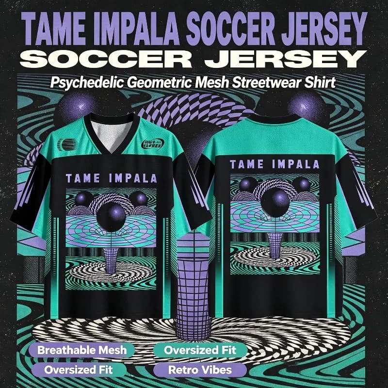 Psychedelic Rock Band Visual Illusion Geometry Football Suit Black and White Spiral Black Hole Full Print T-shirt Couple Top