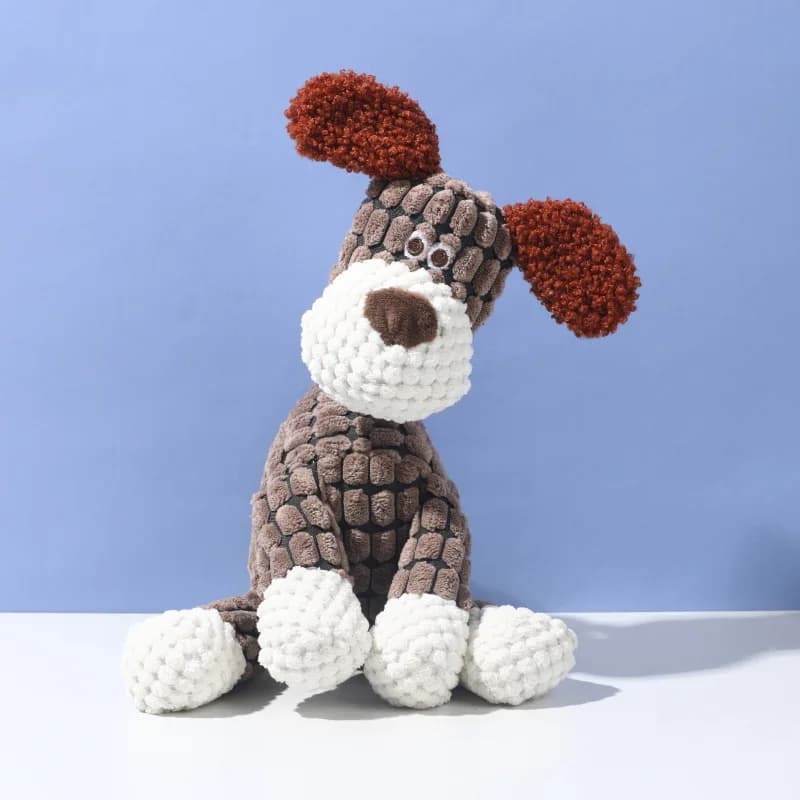 Nuovo giocattolo per cani Squeak and Grind Dents Simulato animale Asino Peluche Forniture interattive per animali domestici Cucciolo di cartone animato Compagno di bambola