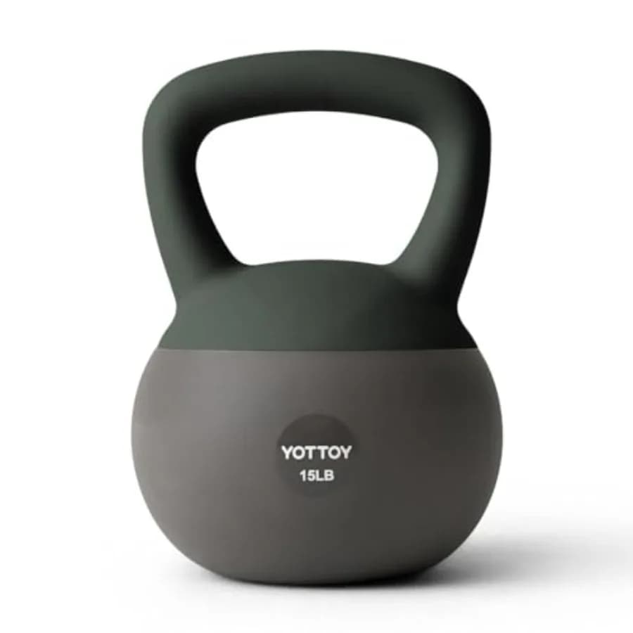 Set di Kettlebell Morbidi per Allenamento di Forza e Workout a Casa, Design Imbottito con Lato Morbido e Maniglia Larga, Ideale per Uomini e Donne