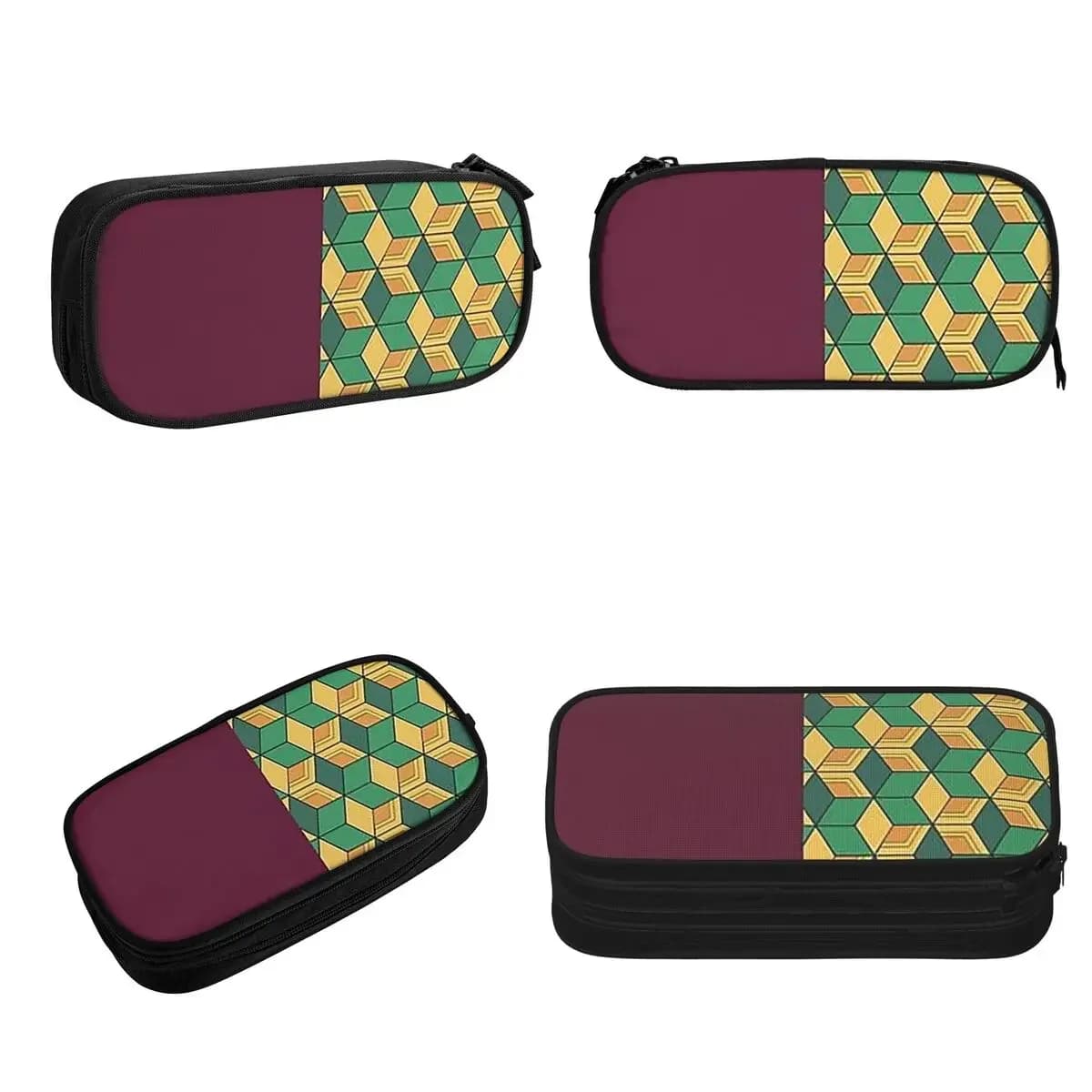 Nezuko Kimono Demon Slayer Kimetsu No Yaiba Anime Astucci per matite per studenti Regali Scatola per penne Astuccio Astuccio per matite Portapenne