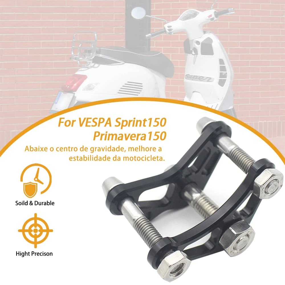 For Vespa Sprint 150 Primavera150 Motorcycle Suspension Lowering Kit Rear Shock Lowering Height Bracket