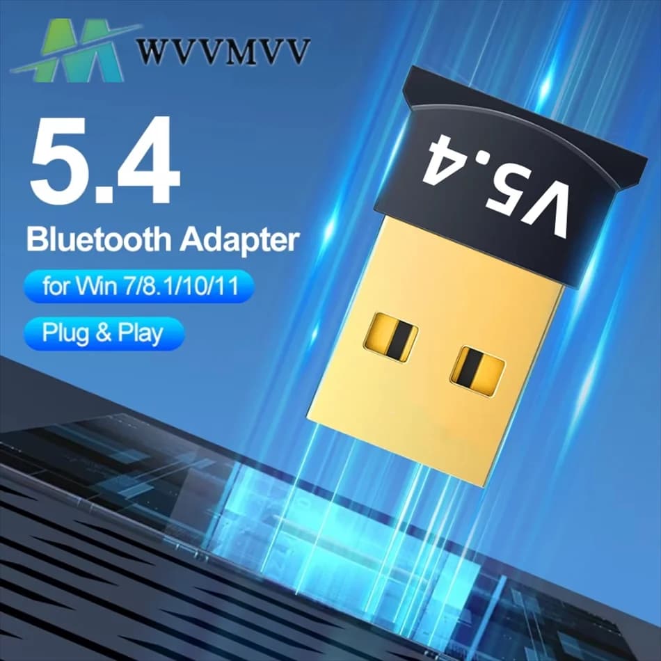 Adattatore Bluetooth wireless USB Bluetooth 5.4 per PC Dongle Adaptador Mouse wireless Keyborad Ricevitore audio musicale Trasmissione USB